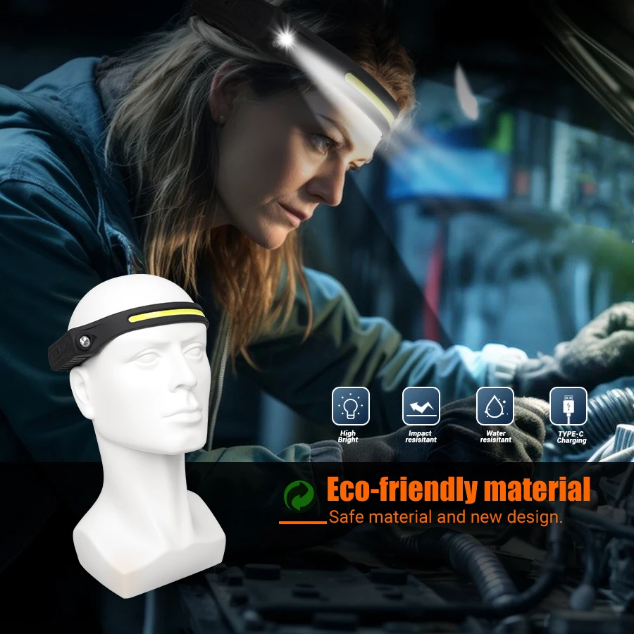 Rechargeable Headlight Motion  - огляд і ціна Running Headlamp