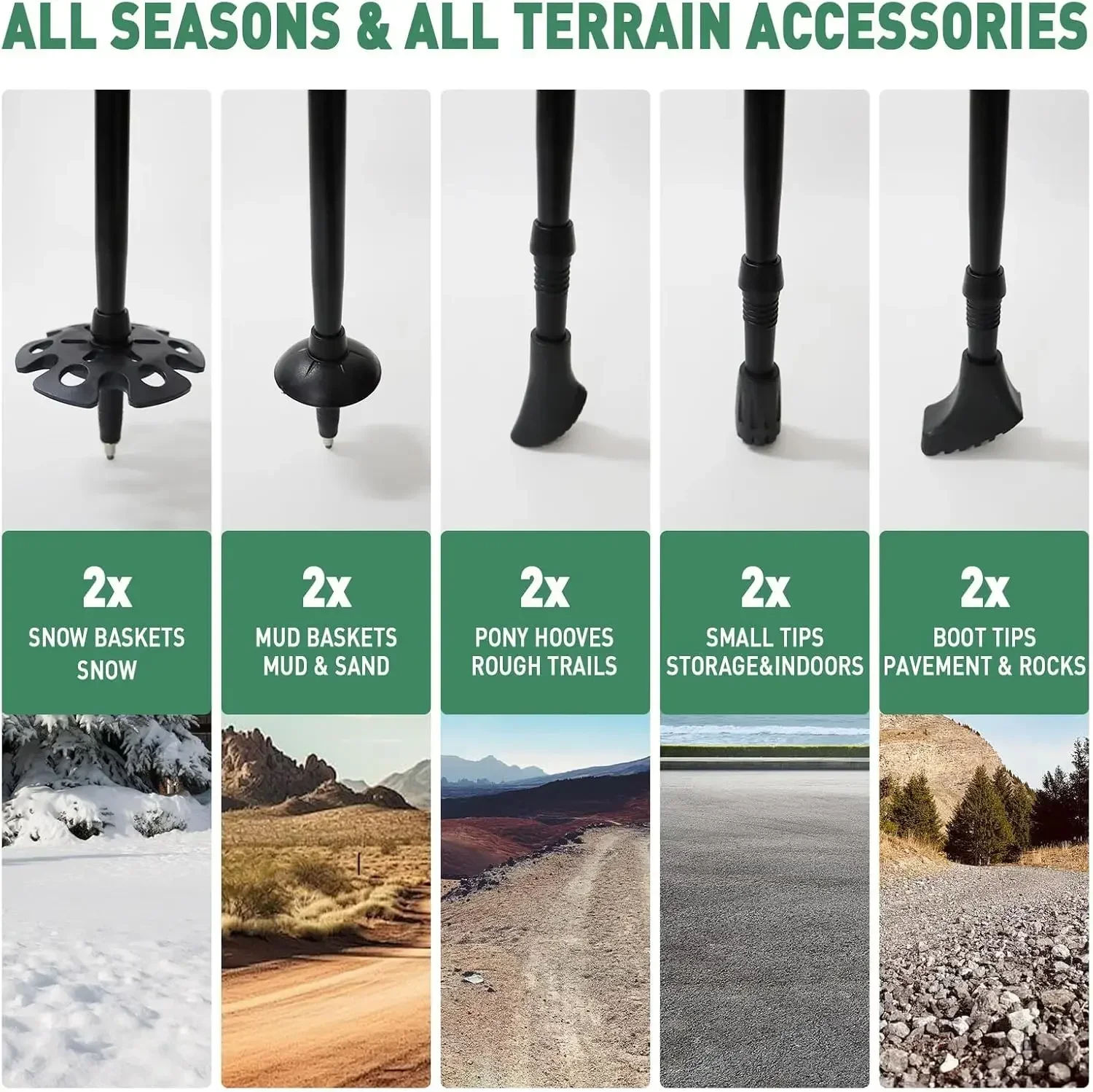 2 Pack Lightweight Foldable Tr - огляд і ціна Trekking Pole Carbon